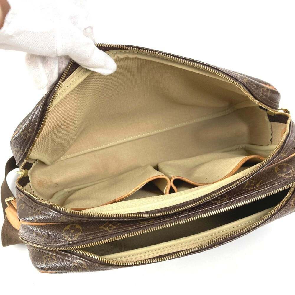 LOUIS VUITTON Brown Monogram Canvas Shoulder Bag - Picture 14 of 16